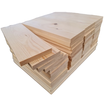 Stor träpaket för barn i förskolor