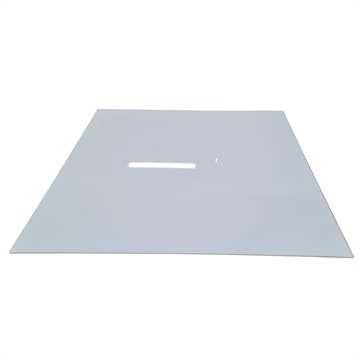 Akrylplastskiva 3,0x500x500 mm - Vit