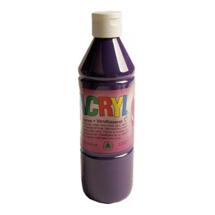 Acrylfärg Lila 0.5 ltr