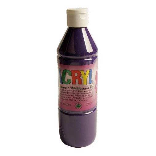 Acrylfärg Lila 0.5 ltr