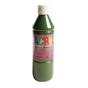 Acrylfärg Grön. 0.5 ltr