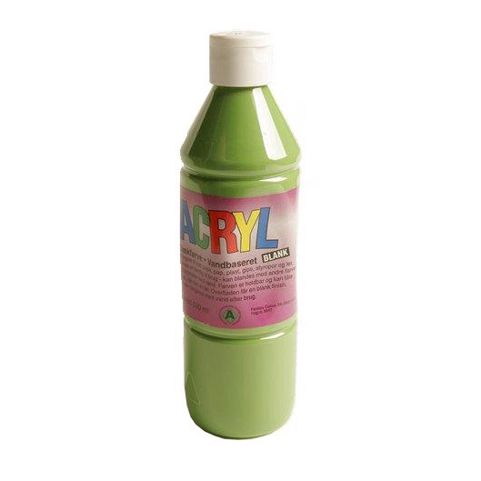 Acrylfärg Ljus Grön 0.5 ltr