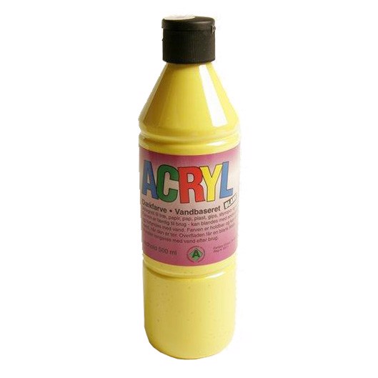 Acrylfärg Blanda Gul 0.5 ltr