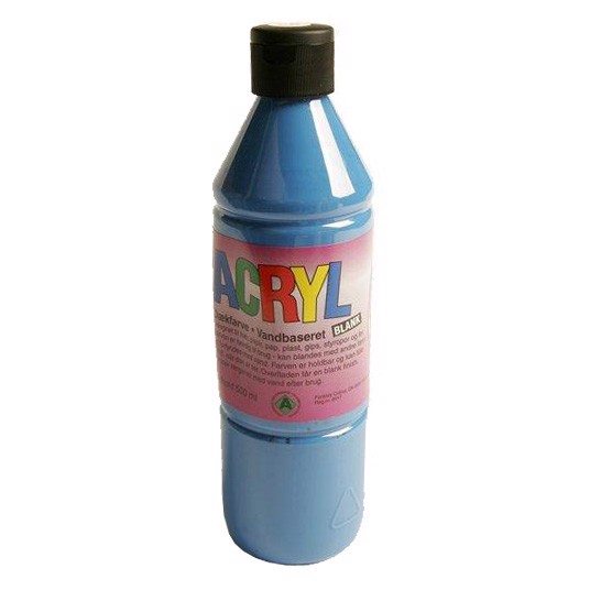 Acrylfärg Blanda Blå 0.5 ltr