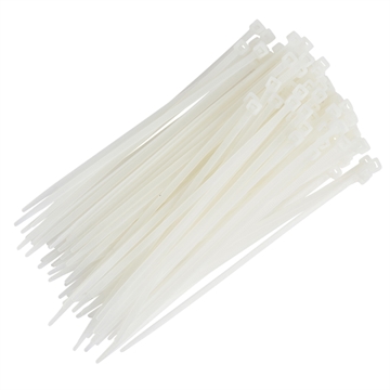Remsor 150x3,6 mm - 100 st - Vit