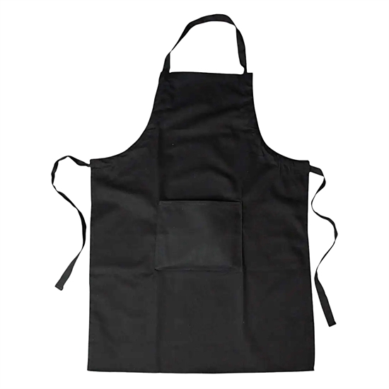 Barnförkläde Canvas - Svart