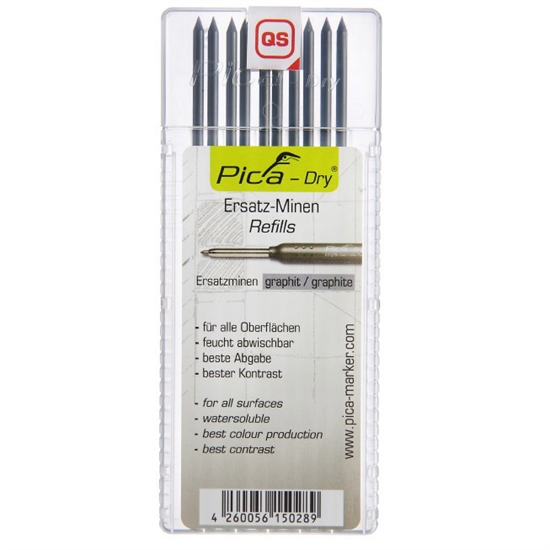 Blyertspennor stift Grafit 3,0 mm - 10 s