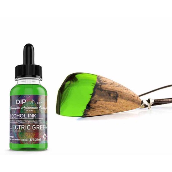 Epoxy färg 20 ml Transp.-Electric Green