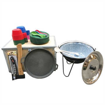 Picnickset i låda