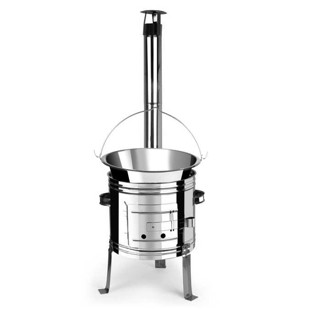 Eldstad 36 cm Rostfritt - inkl Gryta