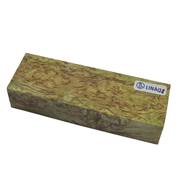 Knivskaft - Stabiliserat Masurbjörk