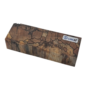 Knivskaft - Stabiliserat Anlöpt Bok X-Cut