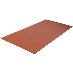 Vulkanfiber Rödbrun 0,8x125x250 mm