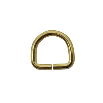 D-Ring - 10 mm Mässing