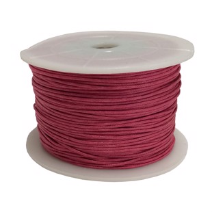 Moccasinsnöre 1,0 mm x 100 m - Ljusröd