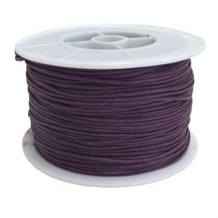 Moccasinsnöre 1,0 mm x 100 m - Lila