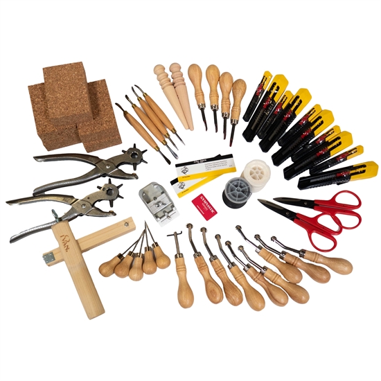 Läderverktyg - Klass set