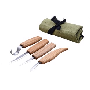 Snidarkniv-set Beaver Craft - 4 olika knivar