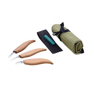 Snidarkniv-set Beaver Craft - 3 olika knivar