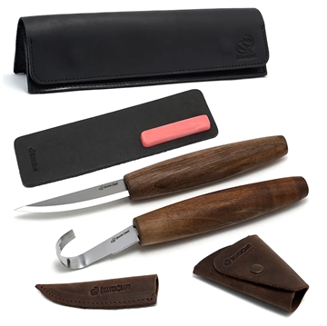 Snidarkniv-set Beaver Craft Deluxe - Svart