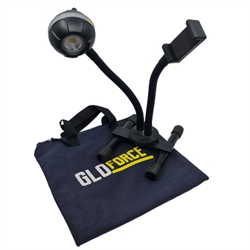 GloForce set med lampa och mobiltelefonhållare