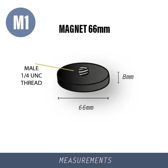 GloForce Magnetisk fot Ø66 mm