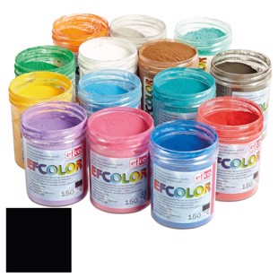 Emaljpulver 25 ml - Svart
