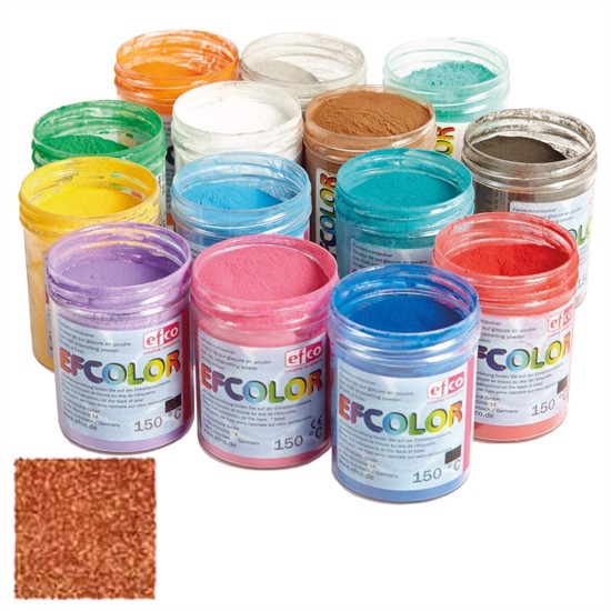 Emaljpulver Glitter 25 ml - Koppar