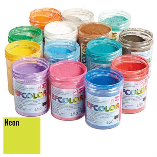 Emaljpulver Neon 25 ml - Gul
