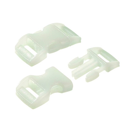 Klickspännen plast 10 mm - Vit - 10 st