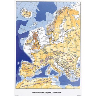 Europeiska Fiskeplatser Karta