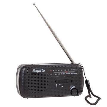 Radio och ficklampa