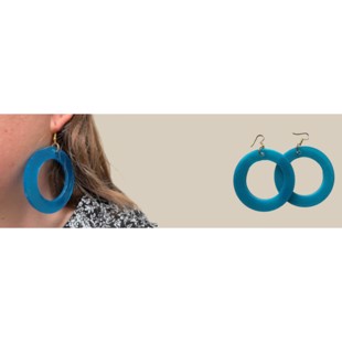 Hur man gör stora örhängen av epoxi | DIY guide