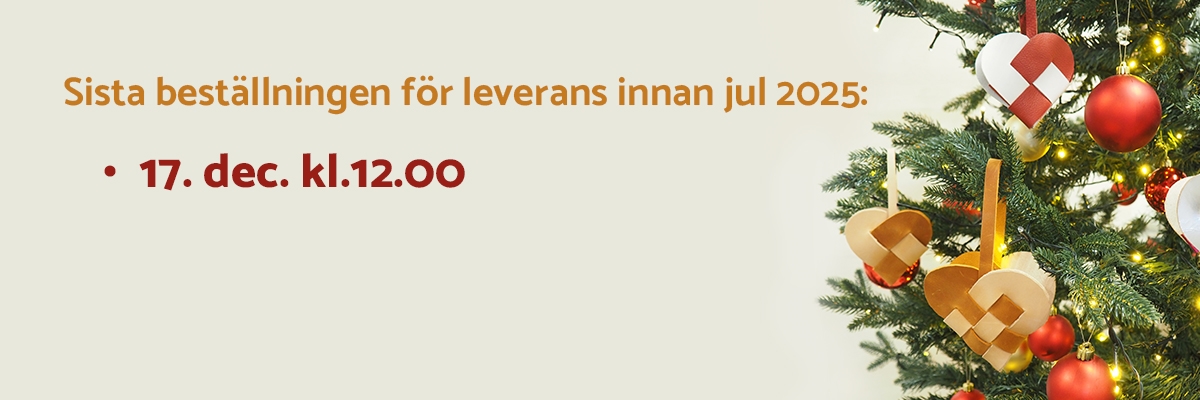 För leverans innan jul